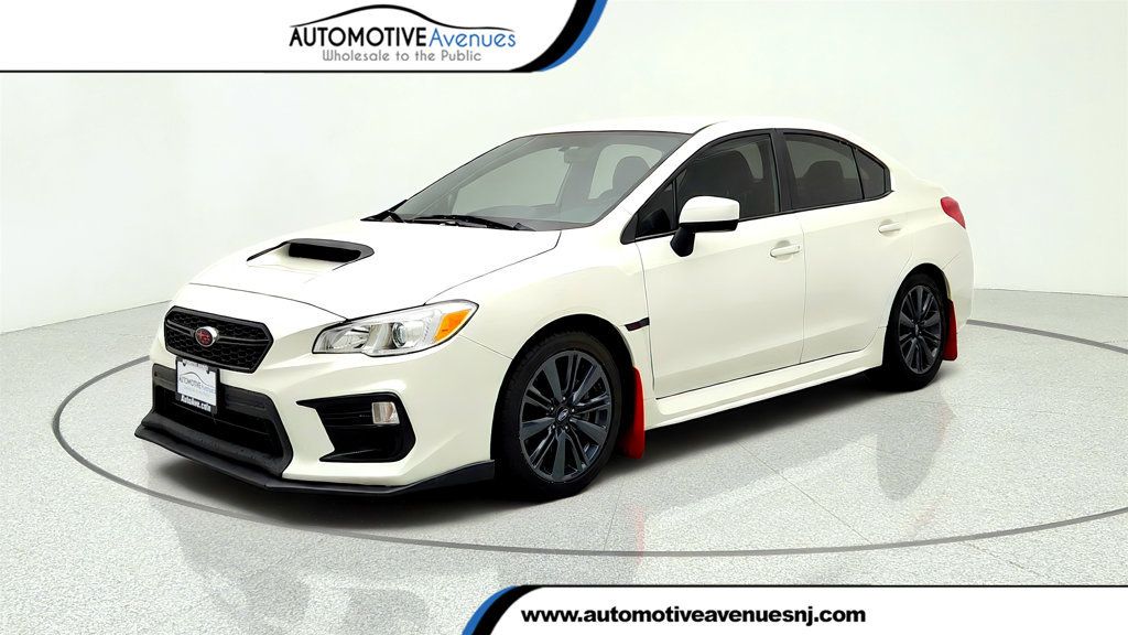 Crystal White Pearl 2020 Subaru WRX Sedan All-Wheel Drive 6-Speed Manual