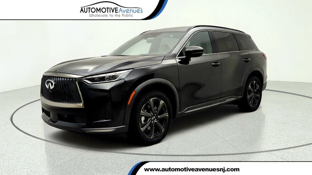 Mineral Black/Graphite Shadow 2026 INFINITI QX60 SUV / Crossover All-Wheel Drive 9-Speed Automatic