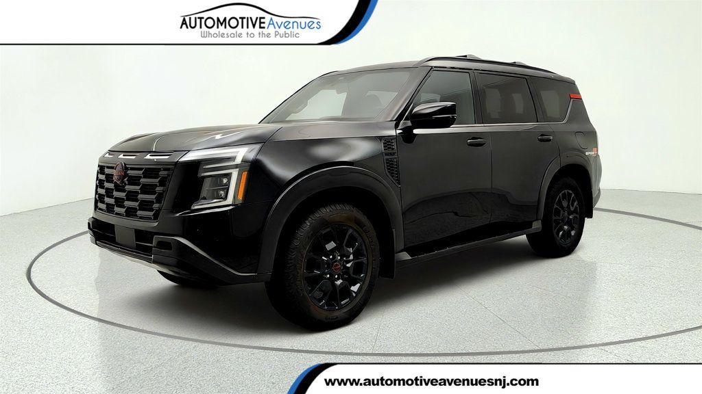 Super Black 2025 Nissan Armada SUV / Crossover Four-Wheel Drive 9-Speed Automatic