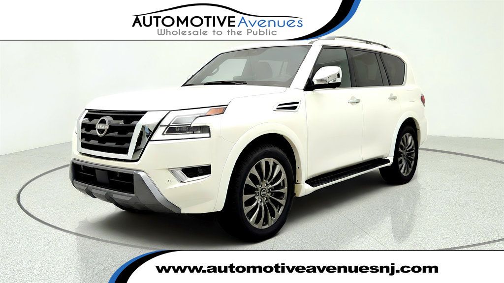 Aspen White Tricoat 2024 Nissan Armada SUV / Crossover 4X2 7-Speed Automatic
