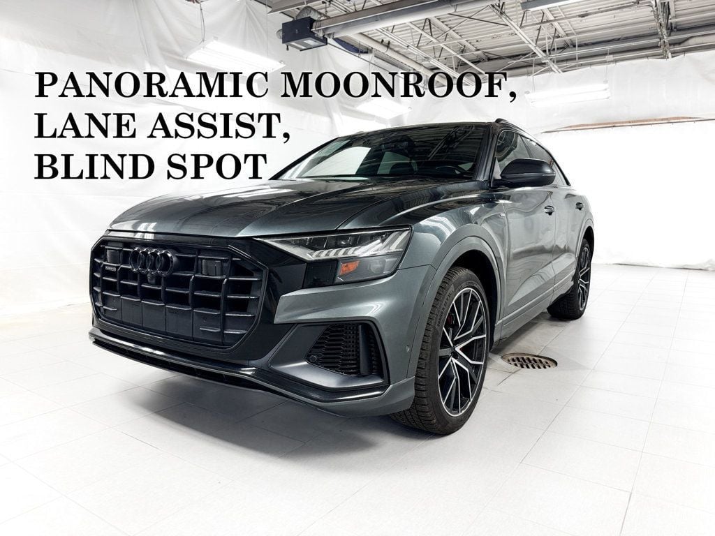 Daytona Gray Pearl Effect 2021 Audi Q8 SUV / Crossover All-Wheel Drive 8-Speed Automatic