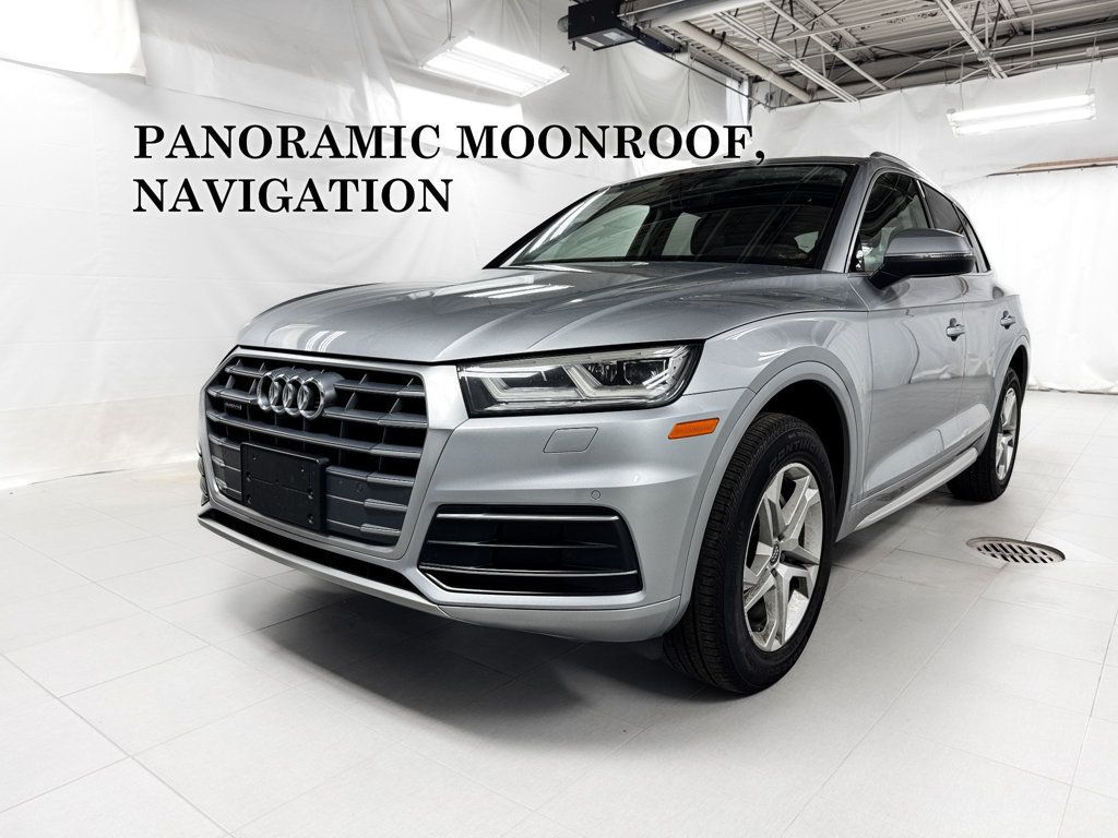Monsoon Gray Metallic 2018 Audi Q5 SUV / Crossover All-Wheel Drive 7-Speed Automatic