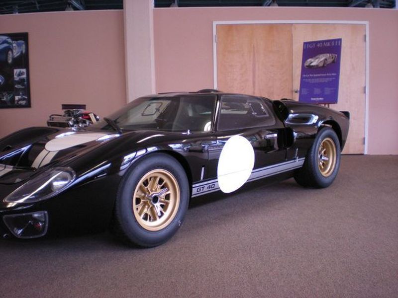 1966 New Superformance GT40 Mark II Black with Silver at 1966 New Superformance GT40 Mark II Black with Silver at