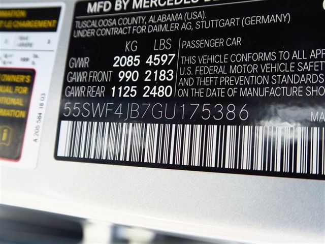 2016 Mercedes-Benz C-Class 4dr Sedan C 300 RWD - 16586183 - 31