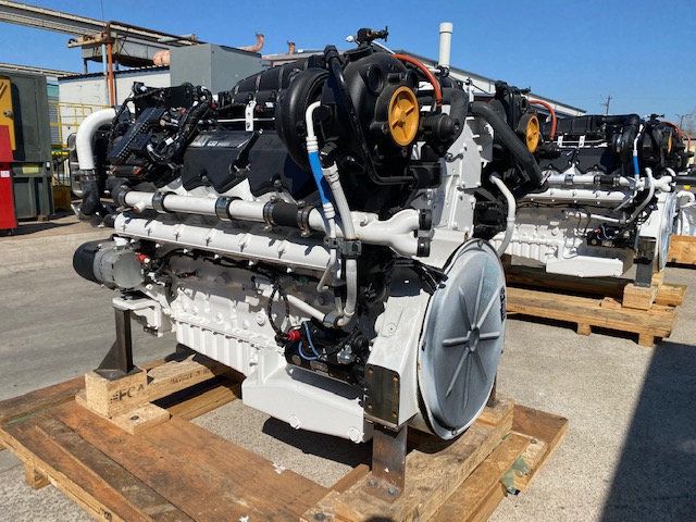 2017 Caterpillar PAIR of New C32 1800HP Tier 3 Diesel Marine Engine  - 23048559 - 3