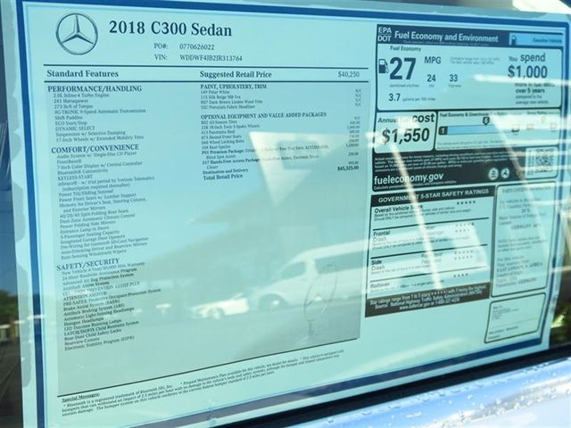 2018 Mercedes-Benz C-Class C 300 Sedan - 16752350 - 9