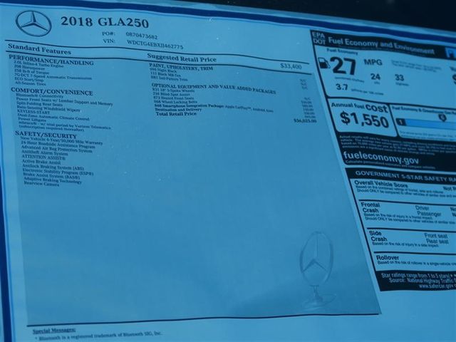 2018 Mercedes-Benz GLA GLA 250 SUV - 17086398 - 9