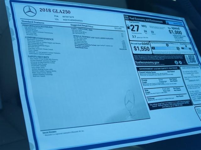 2018 Mercedes-Benz GLA GLA 250 SUV - 17086399 - 9