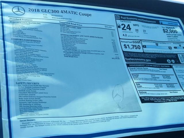 2018 Mercedes-Benz GLC GLC 300 4MATIC Coupe - 17037470 - 9