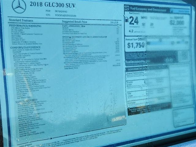 2018 Mercedes-Benz GLC GLC 300 SUV - 17003312 - 9