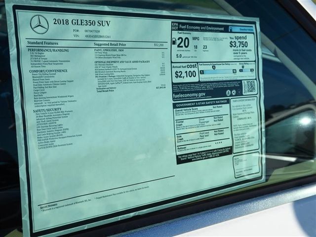 2018 Mercedes-Benz GLE GLE 350 SUV - 17042083 - 9