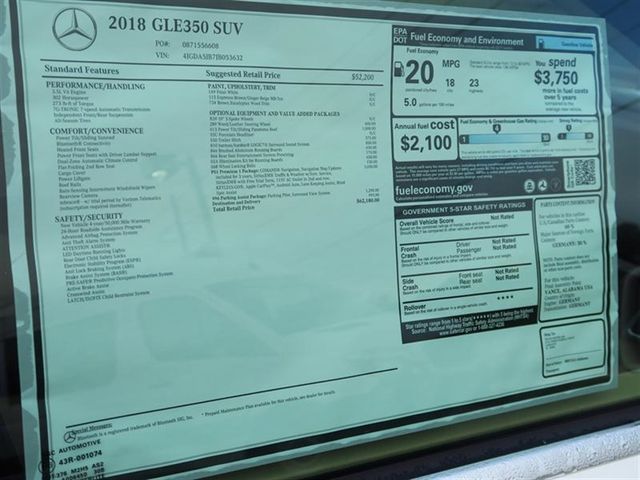 2018 Mercedes-Benz GLE GLE 350 SUV - 17096068 - 9