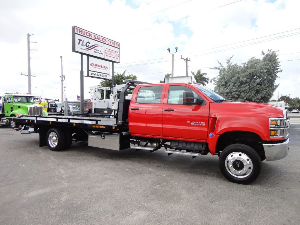 2019 Chevrolet SILVERADO 5500HD 4X4 20FT JERRDAN ROLLBACK TOW TRUCK - CREWCAB - 19926131 - 0