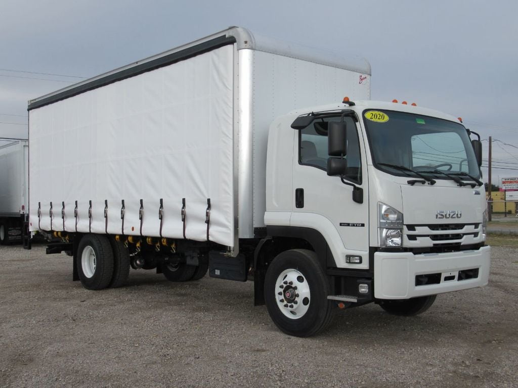 2020 New Isuzu FTR (24ft Dual Curtain Side w/ Lift Gate) at Industrial ...