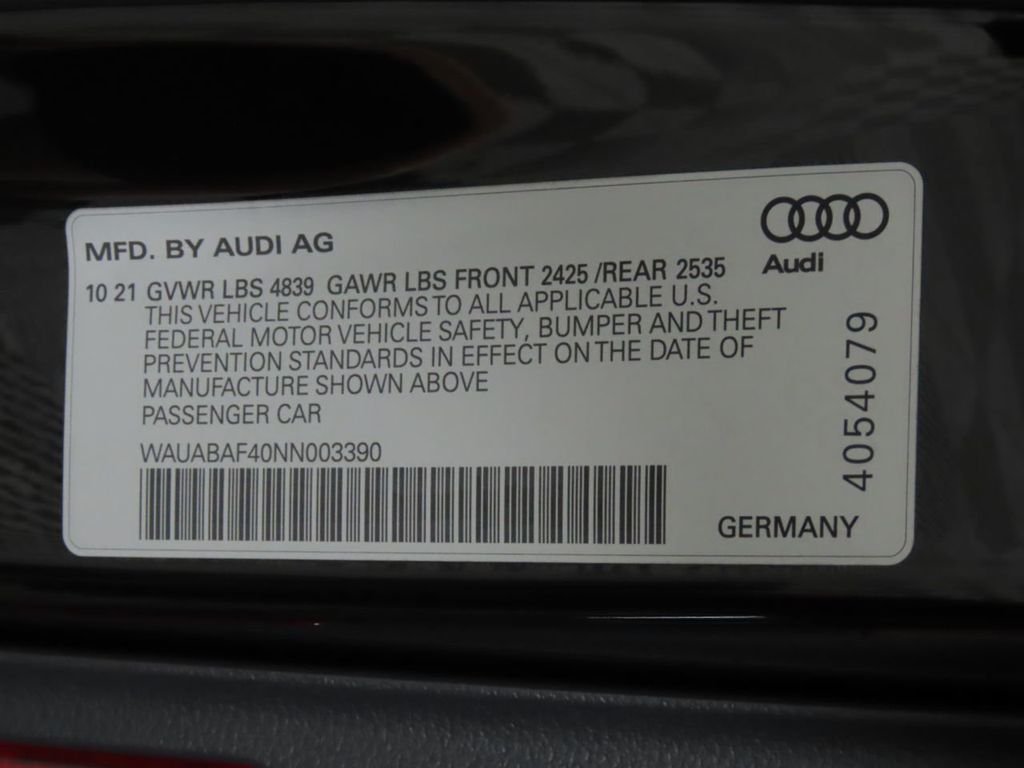 2022 Audi A4 Sedan Premium 40 TFSI quattro - 21183249 - 32