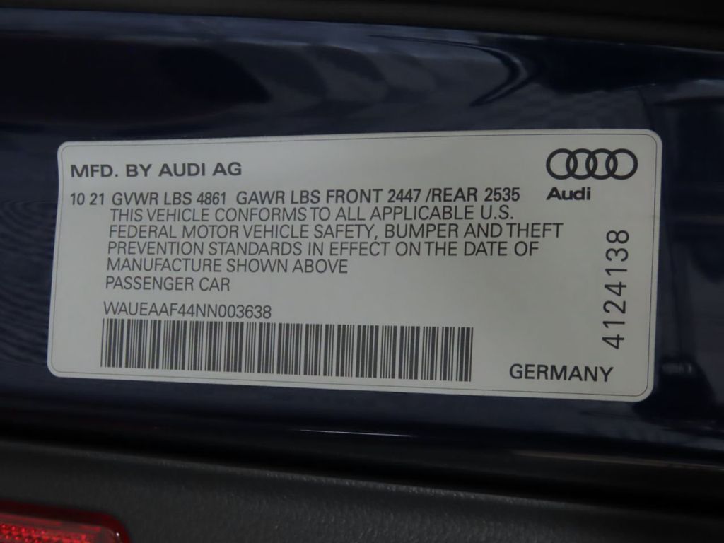 2022 Audi A4 Sedan S line Premium Plus 45 TFSI quattro - 21168942 - 33