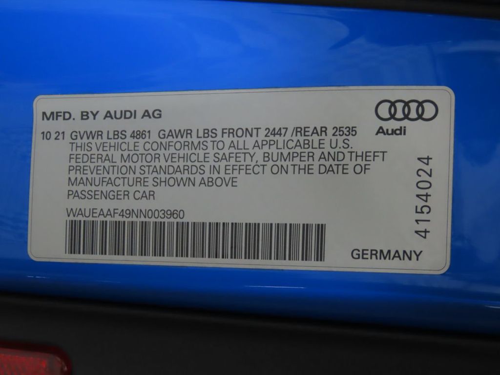 2022 Audi A4 Sedan S line Premium Plus 45 TFSI quattro - 21178099 - 33