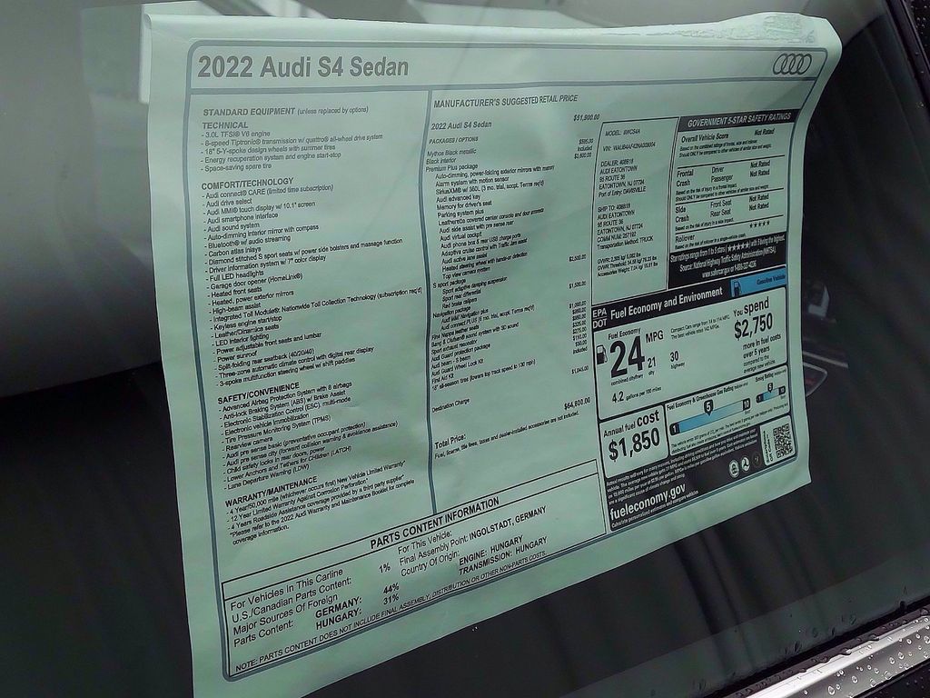 2022 Audi S4 Premium Plus 3.0 TFSI quattro - 21173748 - 16