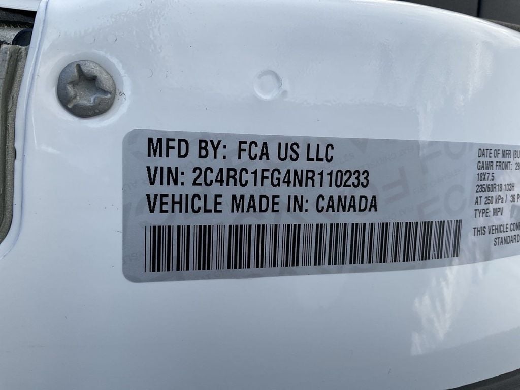 2022 Chrysler WHEELCHAIR VAN Touring - 21697540 - 13