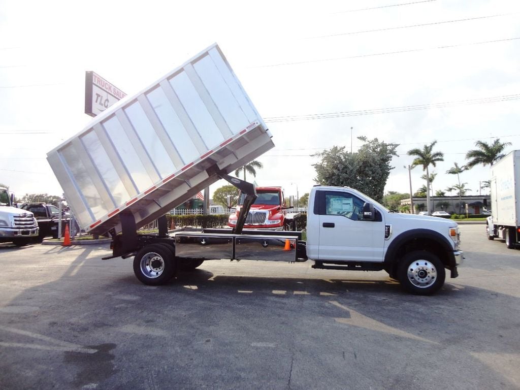 2022 Ford F600 7.3L GAS *4X4* 14FT CHIPPER DUMP TRUCK..22,000lb GVW - 20616568 - 23