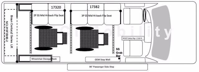 2022 FORD TCI MOBILITY TRANSIT - 21186579 - 0