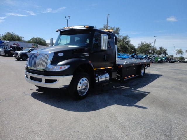 2022 International MV607 Extended Cab w/ 22ft Jerr-Dan Custom StepSide Classic Car Carrier - 21433991 - 1