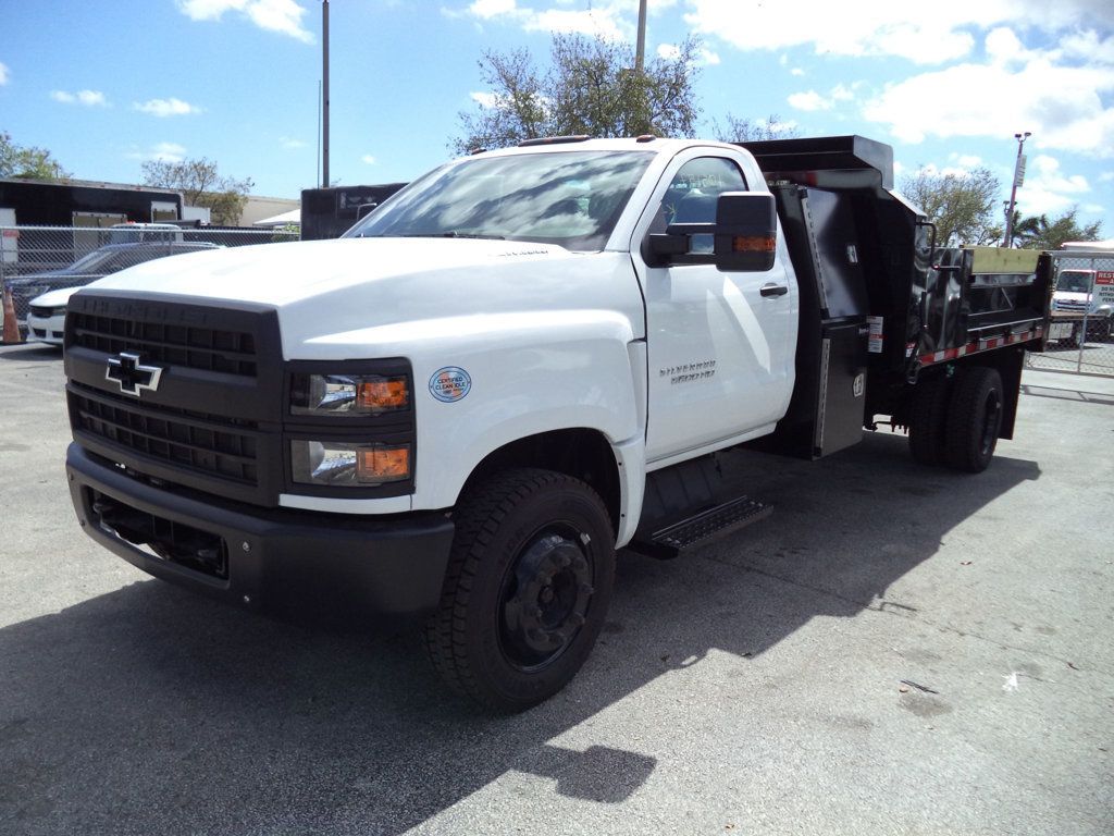 2023 Chevrolet SILVERADO 6500HD 12FT MASON DUMP TRUCK..TUNNEL TOOL BOX..FOLD DOWN SIDES - 22359104 - 2