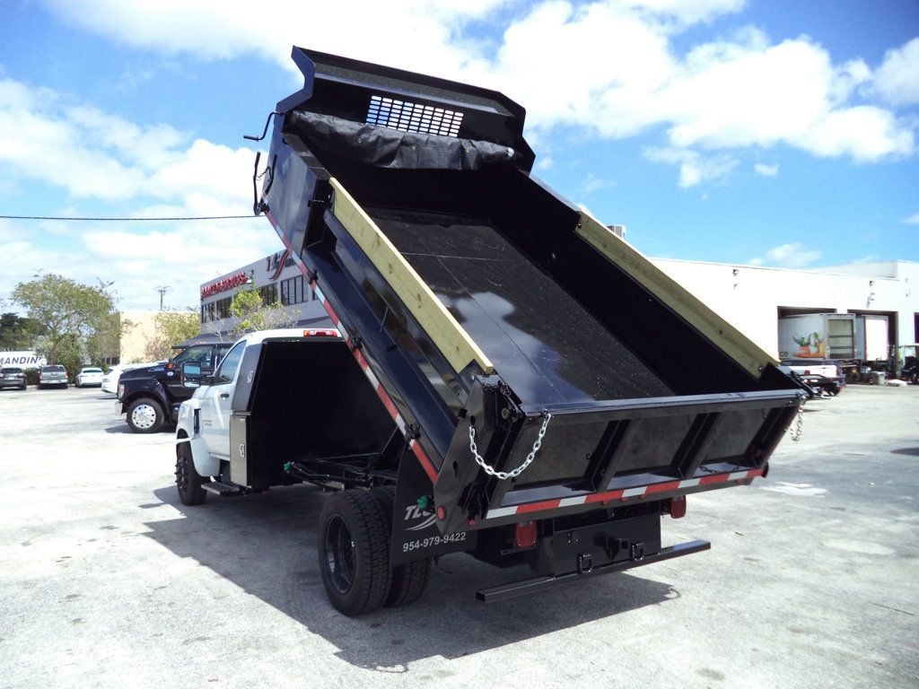 2023 Chevrolet SILVERADO 6500HD 12FT MASON DUMP TRUCK..TUNNEL TOOL BOX..FOLD DOWN SIDES - 22359104 - 32