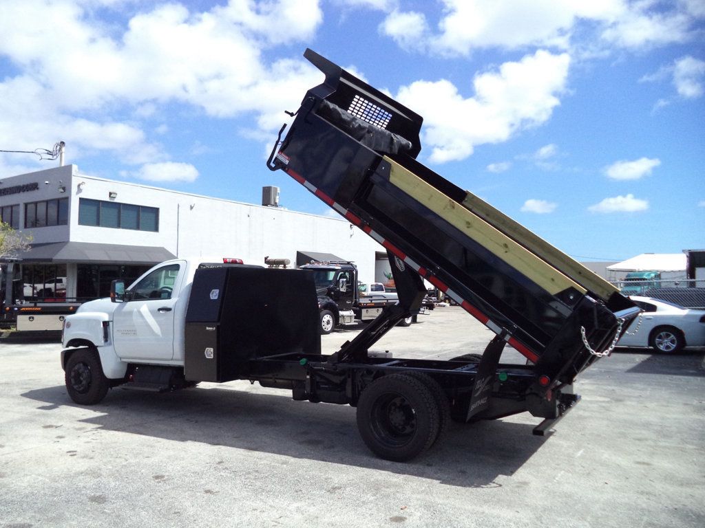 2023 Chevrolet SILVERADO 6500HD 12FT MASON DUMP TRUCK..TUNNEL TOOL BOX..FOLD DOWN SIDES - 22359104 - 33