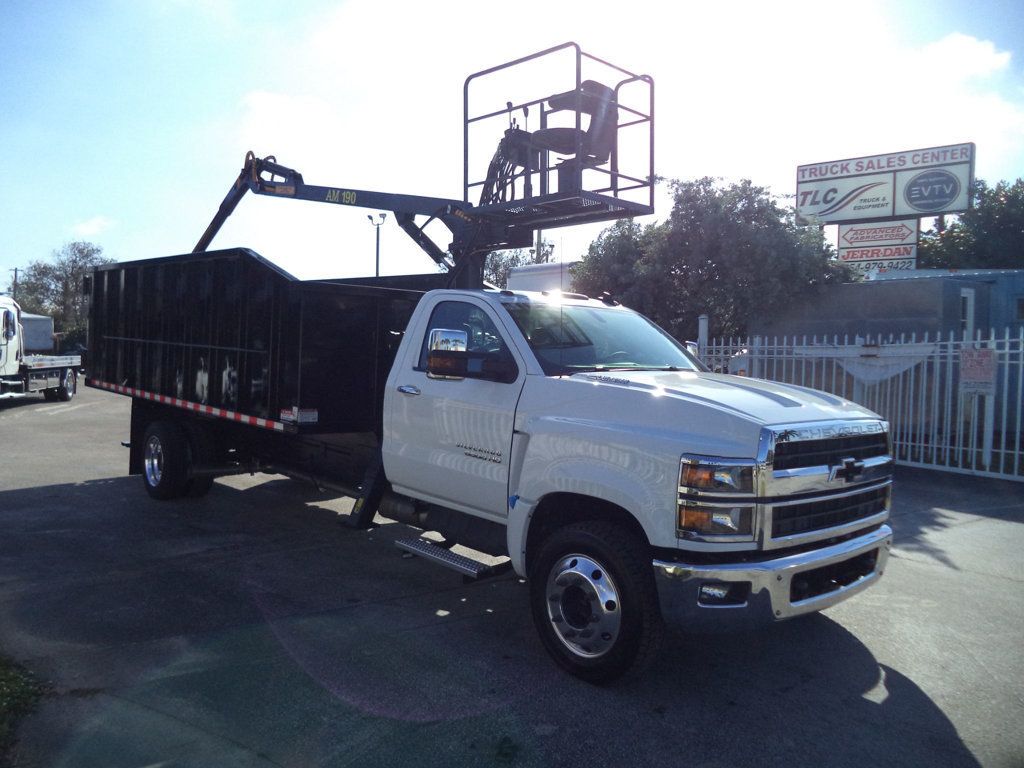 2023 Chevrolet SILVERADO 6500HD 21 YARD GRAPPLE TRUCK 18FT DUMP TRUCK - 22724570 - 1