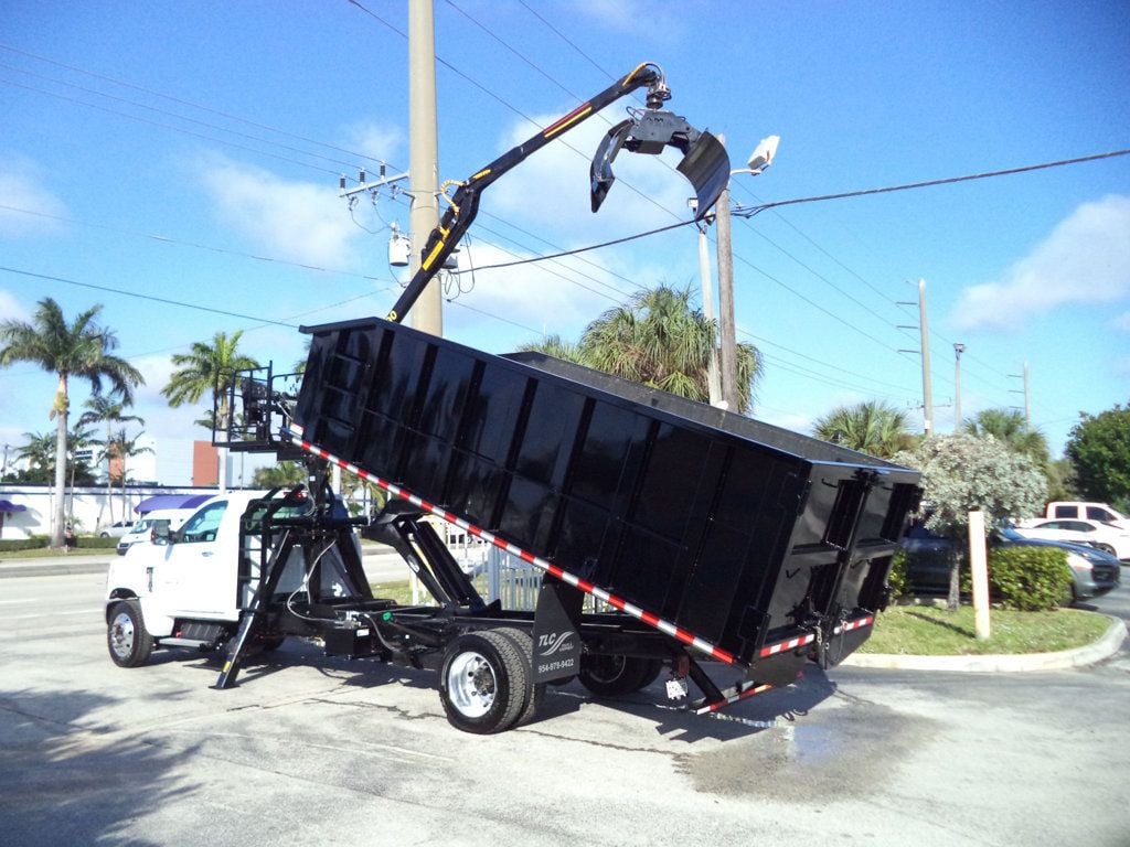 2023 Chevrolet SILVERADO 6500HD 21 YARD GRAPPLE TRUCK 18FT DUMP TRUCK - 22724570 - 2