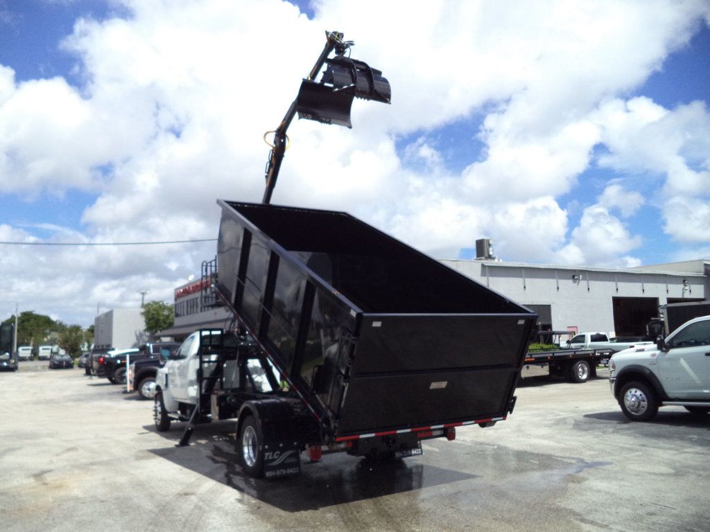 2023 Chevrolet SILVERADO 6500HD With 14ft Roll-Off Truck 17 Yard Grapple Boom & Seat - 22921404 - 19