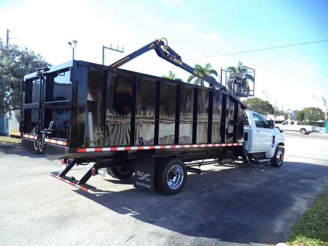 2023 Chevrolet Silverado 6500HD With 18ft Steel Dump Truck 21 Yard Grapple Boom & Seat - 22724570 - 9