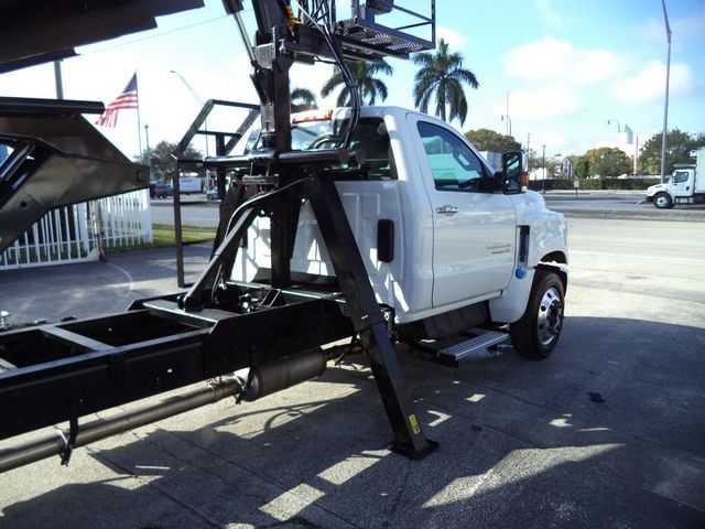 2023 Chevrolet Silverado 6500HD With 18ft Steel Dump Truck 21 Yard Grapple Boom & Seat - 22724570 - 22