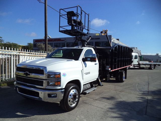 2023 Chevrolet Silverado 6500HD With 18ft Steel Dump Truck 21 Yard Grapple Boom & Seat - 22724570 - 2