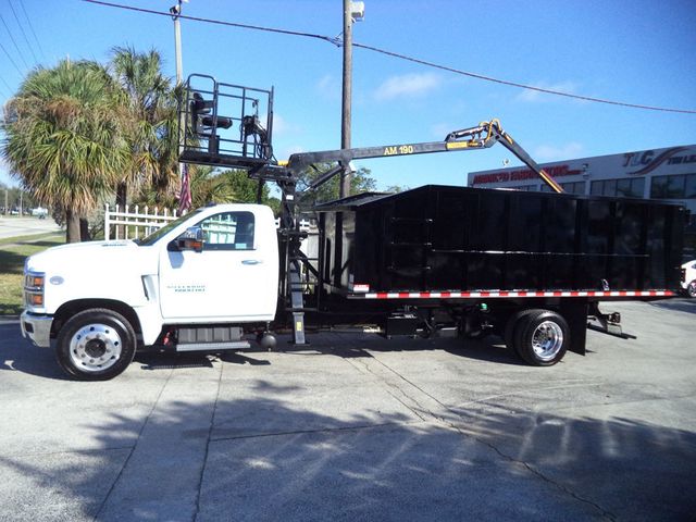 2023 Chevrolet Silverado 6500HD With 18ft Steel Dump Truck 21 Yard Grapple Boom & Seat - 22724570 - 4