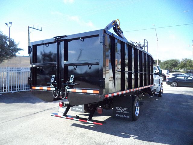 2023 Chevrolet Silverado 6500HD With 18ft Steel Dump Truck 21 Yard Grapple Boom & Seat - 22724570 - 8