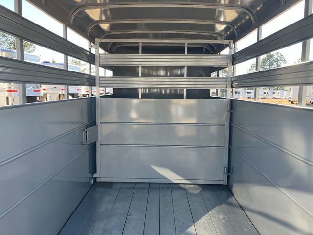 2023 Delta 16' Stock Trailer with 8' Cut Gate  - 22038756 - 6