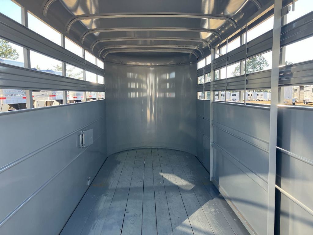 2023 Delta 16' Stock Trailer with 8' Cut Gate  - 22038756 - 7