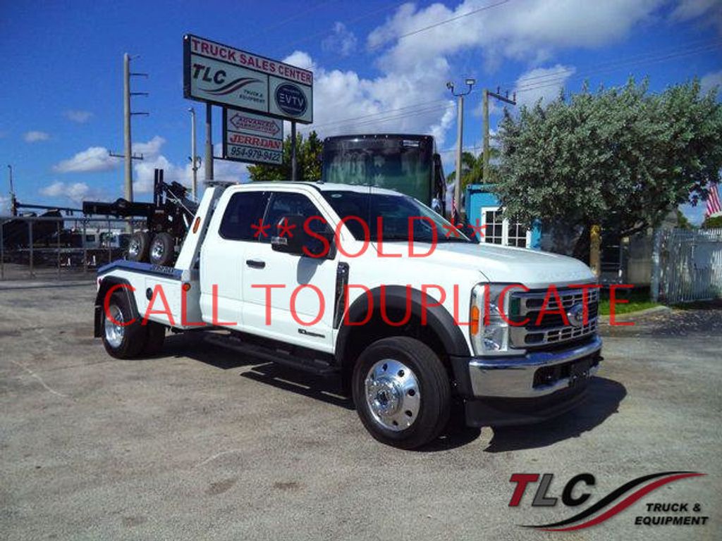 2023 Ford F550 TWIN LINE WRECKER TOW TRUCK. MPL40 JERRDAN. 4X4 EX CAB - 22002714 - 0