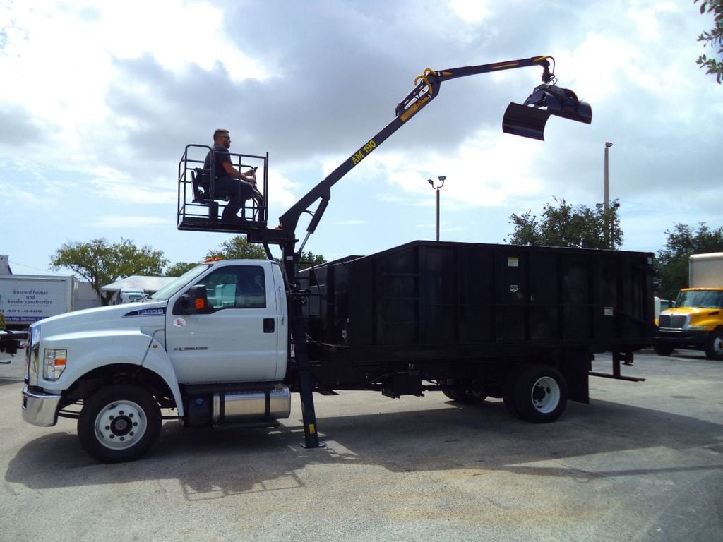 2023 Ford F650 21 YARD GRAPPLE TRUCK 18FT DUMP TRUCK - 22032596 - 11