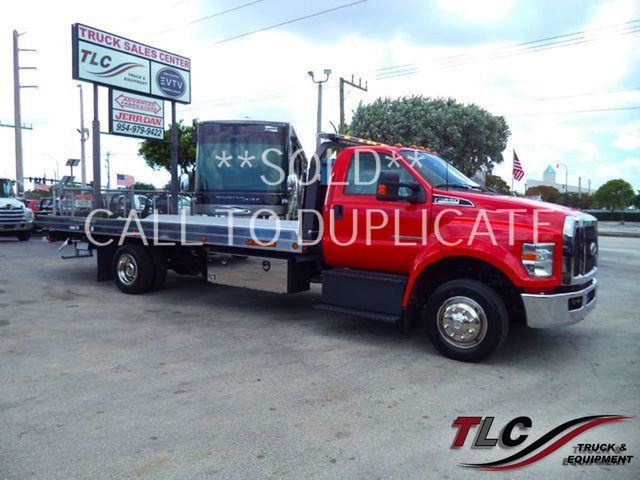 2023 Ford F650 22' JERRDAN ROLLBACK TOW TRUCK. 22NGAF6T-LPW ALUM FXD - 21872492 - 0