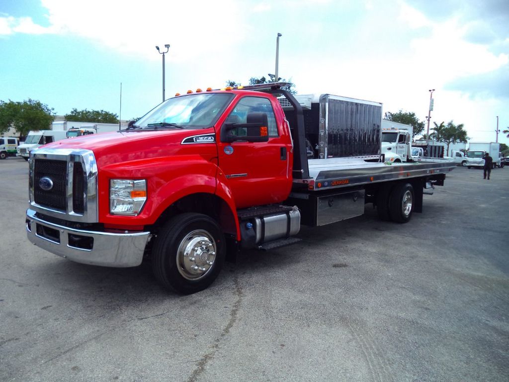 2023 Ford F650 22' JERRDAN ROLLBACK TOW TRUCK. 22NGAF6T-LPW ALUM FXD - 21872492 - 2