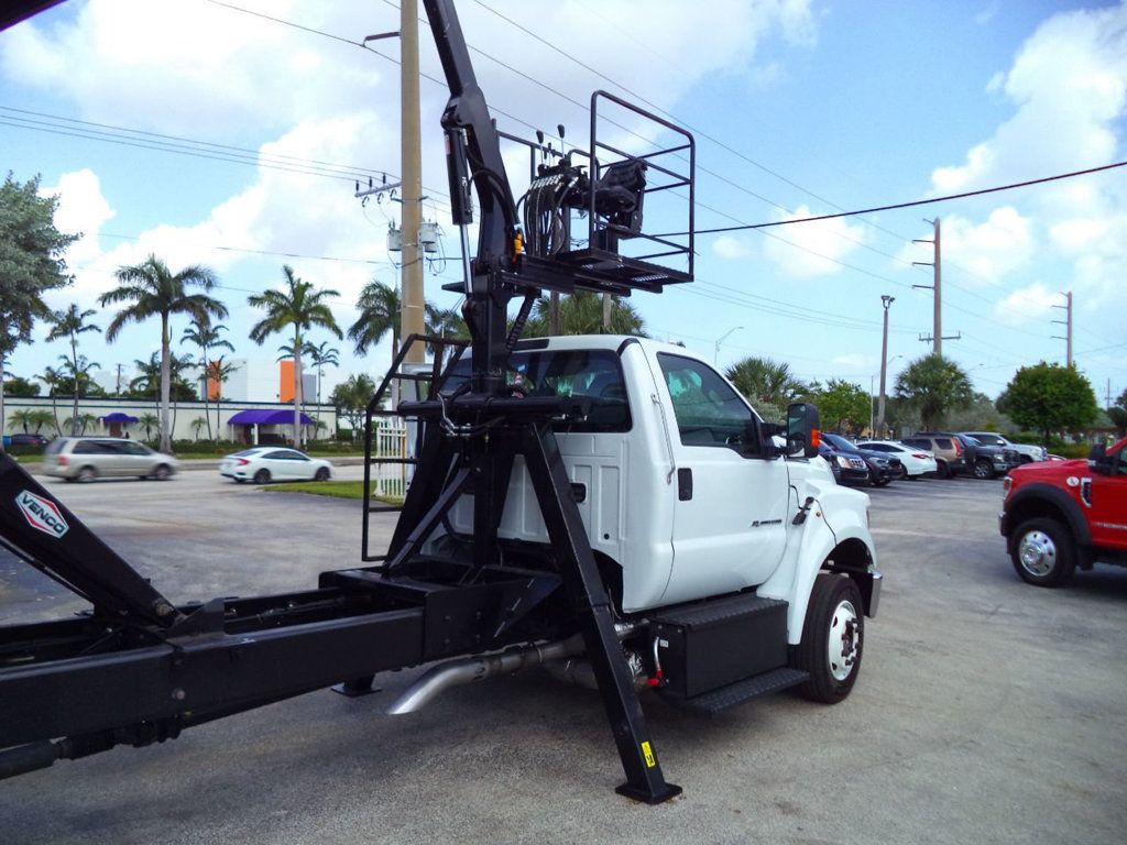 2023 Ford F650 With 21 Yard Grapple Truck 18ft Dump Garbage Truck - 22032596 - 24