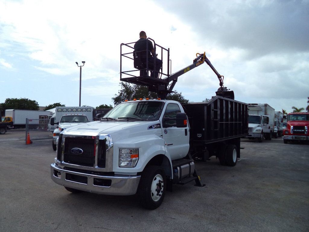 2023 Ford F650 With 21 Yard Grapple Truck 18ft Dump Garbage Truck - 22032596 - 43