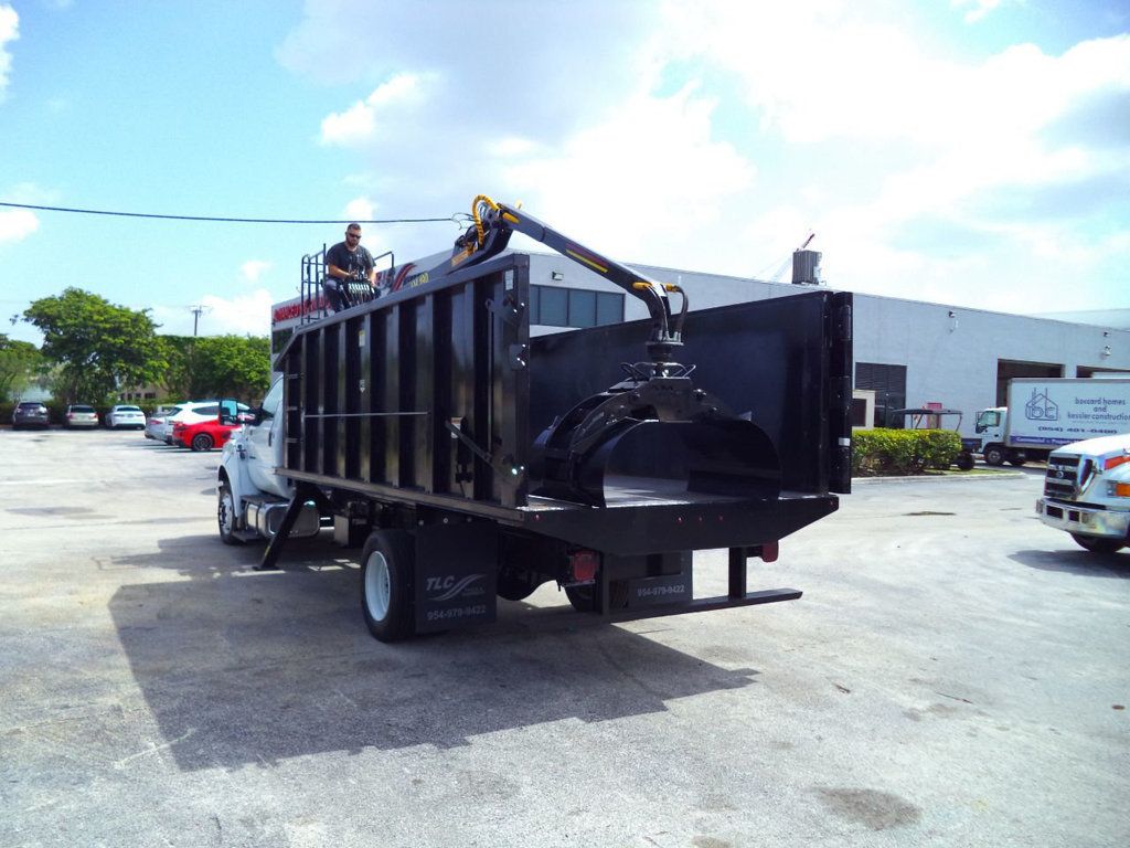 2023 Ford F650 With 21 Yard Grapple Truck 18ft Dump Garbage Truck - 22032596 - 8