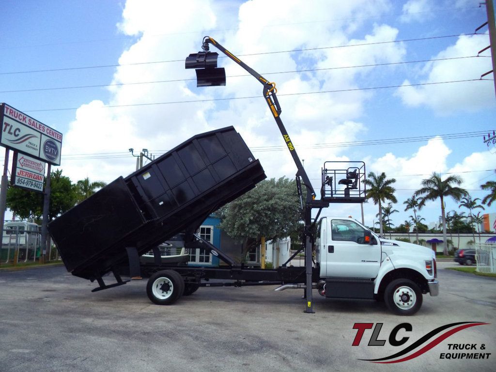 2023 Ford F-650 With 21 Yard Grapple Truck 18ft Dump Garbage Truck - 22032596 - 0