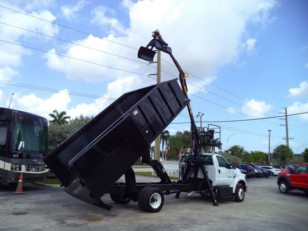 2023 Ford F-650 With 21 Yard Grapple Truck 18ft Dump Garbage Truck - 22032596 - 25