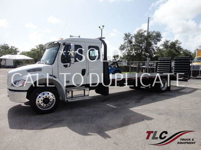 2023 Freightliner BUSINESS CLASS M2 106 21FT BEAVER TAIL, DOVE TAIL, RAMP TRUCK, EQUIPMENT HAUL - 21541314 - 0