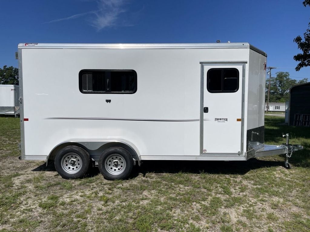 2023 Frontier 3 Horse Slant with Drop Feed Windows  - 21505620 - 14